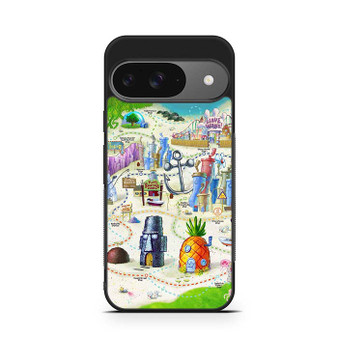 Spongebob Squarepants Maps Google Pixel 9 Series Case