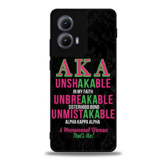 Alpha Kappa Alpha Unshakable Moto Edge Case