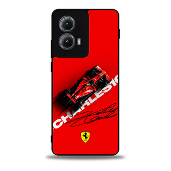 Charles Leclerc F1 Ferrari Moto Edge Case