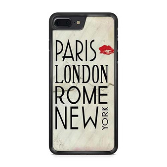 Paris London Rome New York iPhone 7 | iPhone 7 Plus Case