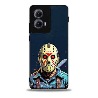 Friday the 13th Jason Voorhees Pixel Art Moto Edge Case