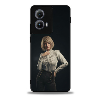 Ashley Resident Evil 4 Remake Moto Edge Case