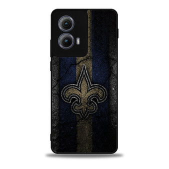 New Orleans Saints Asphalt Style Moto Edge Case