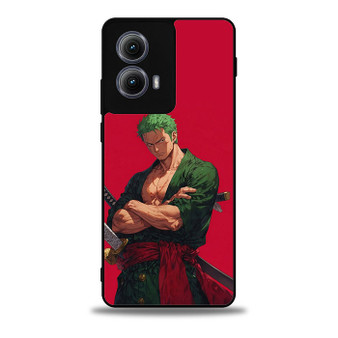 One Piece Series Cool Zoro Moto Edge Case