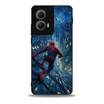 Spiderman in Art Moto Edge Case