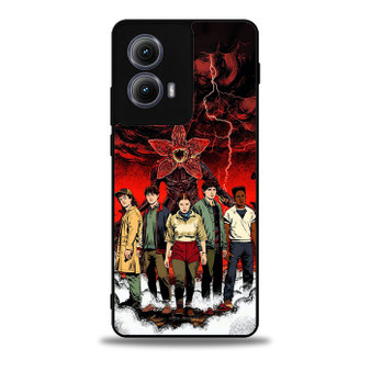 Stranger Things Art Moto Edge Case