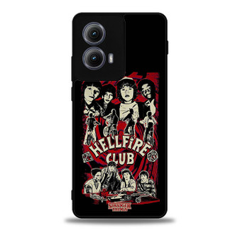 Stranger Things Series Hellfire Club Moto Edge Case