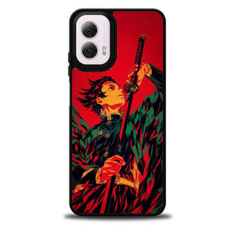 Demon Slayer Cool Tanjiro Moto G 5G Case