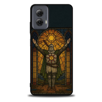 Dark Souls Solaire of Astora Stained Glass Moto G Power Case
