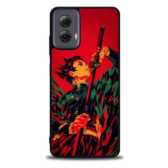 Demon Slayer Cool Tanjiro Moto G Power Case