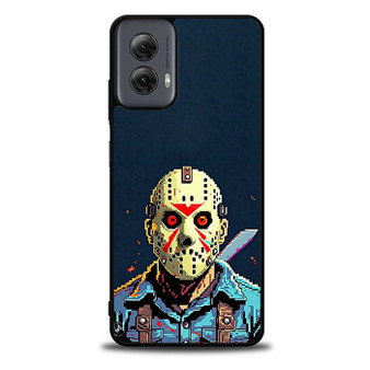 Friday the 13th Jason Voorhees Pixel Art Moto G Power Case
