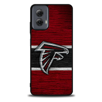 Atlanta Falcons Wooden Style Moto G Power Case