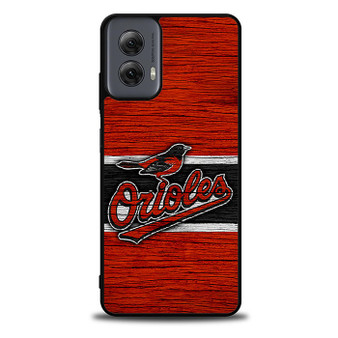 Baltimore Orioles Wooden Style Moto G Power Case