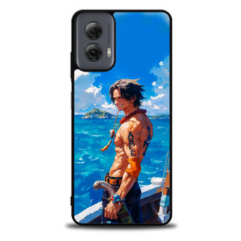 One Piece Series Ace Cool Moto G Power Case