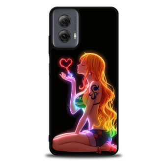 One Piece Series Nami Neon Art Moto G Power Case