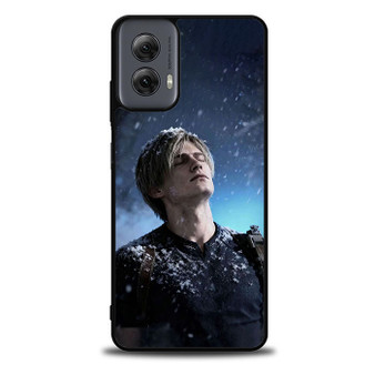 Re 4 Remake Leon in Snow Moto G Power Case