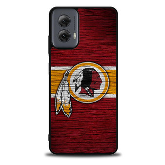 Washington Commanders Wooden Style Moto G Power Case