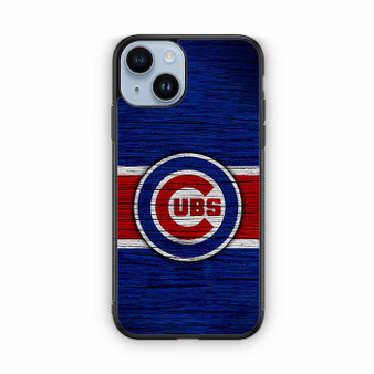 Chicago Cubs Wooden Style iPhone 14 Series Case