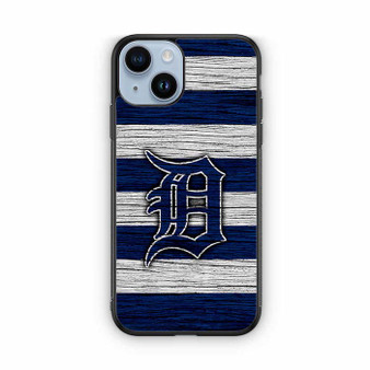 Detroit Tigers Wooden Style iPhone 14 Series Case