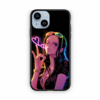 One Piece Series Nico Robin Neon Art iPhone 14 Series Case