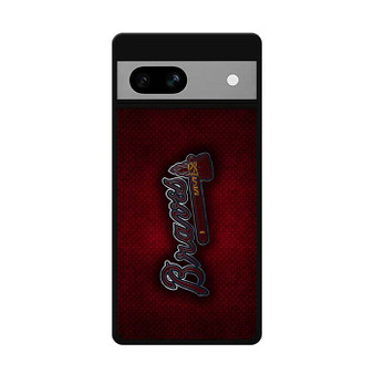 Atlanta Braves Red Metal Style Google Pixel 7/ Pixel 7 Pro/ Pixel 7a Case