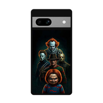 Pennywise Micheal Myers Jason Voorhees and Chucky Google Pixel 7/ Pixel 7 Pro/ Pixel 7a Case