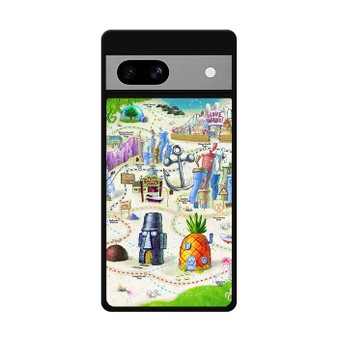 Spongebob Squarepants Maps Google Pixel 7/ Pixel 7 Pro/ Pixel 7a Case