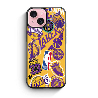 Lakers Collages iPhone 15 Series Case