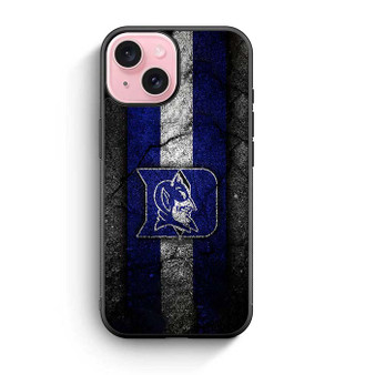 Duke Blue Devils Asphalt Style iPhone 15 Series Case