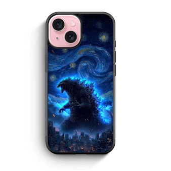 Gozzilla Starry night iPhone 15 Series Case