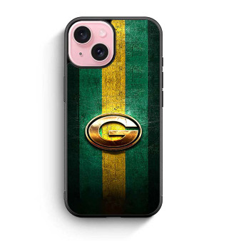 Green Bay Packers Golden Logo Nfl iPhone 15 Series Case