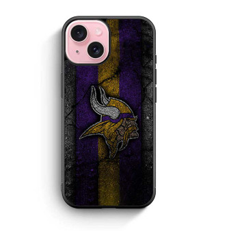 Minnesota Vikings Asphalt Style iPhone 15 Series Case