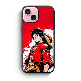 One Piece Series Luffy in red iPhone 15 Series Case