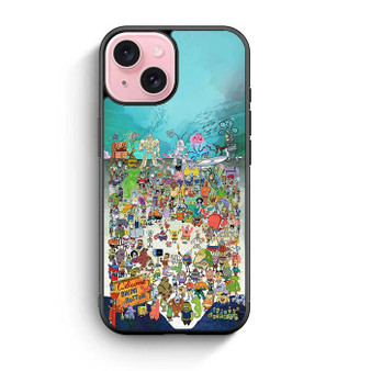 Spongebob Squarepants All Characters iPhone 15 Series Case