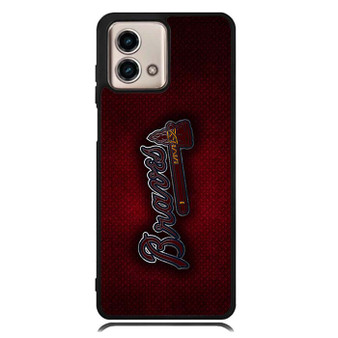 Atlanta Braves Red Metal Style Motorola Moto G Stylus Series Case