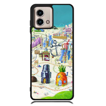 Spongebob Squarepants Maps Motorola Moto G Stylus Series Case