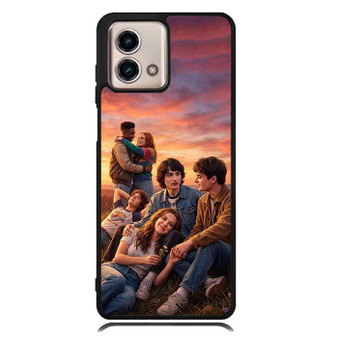Stranger Things Characters Sunrise Motorola Moto G Stylus Series Case