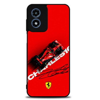 Charles Leclerc F1 Ferrari Motorola Moto G Play 2024 Case