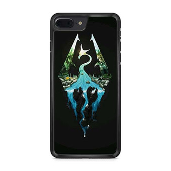 Skyrim Logo in Nature iPhone 7 | iPhone 7 Plus Case
