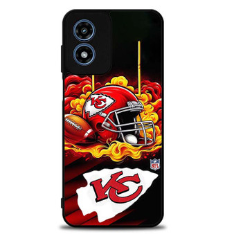 KC chiefs On Fire Motorola Moto G Play 2024 Case