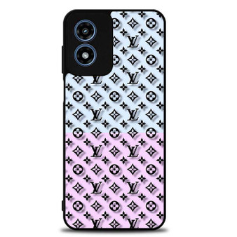 Louis Vuitton Blush & Blue Luxe Motorola Moto G Play 2024 Case