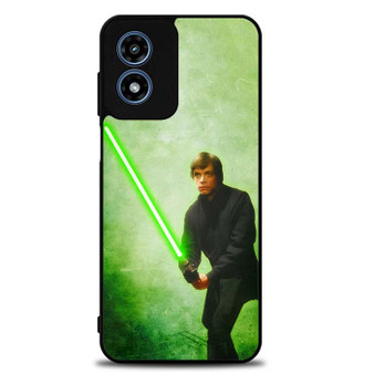 Luke Skywalker Green Saber Motorola Moto G Play 2024 Case