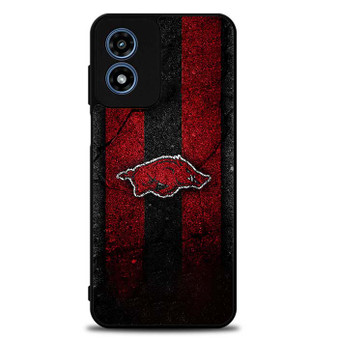 Arkansas Razorbacks Asphalt Style Motorola Moto G Play 2024 Case