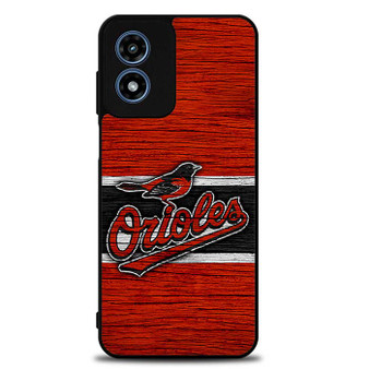 Baltimore Orioles Wooden Style Motorola Moto G Play 2024 Case