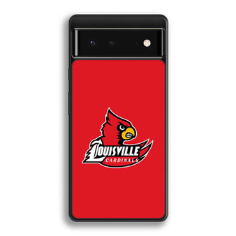 Louisville Cardinals football new logo Google Pixel 6/ Google Pixel 6a/ Google Pixel 6 Pro Case