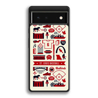 St Louis Baseball Starter Pack Google Pixel 6/ Google Pixel 6a/ Google Pixel 6 Pro Case