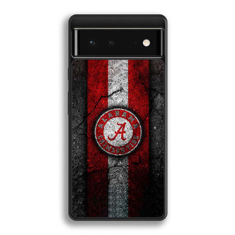 Alabama Crimson Tide Asphalt Style Google Pixel 6/ Google Pixel 6a/ Google Pixel 6 Pro Case