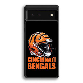 Ciccinnati Bengals Helmet Google Pixel 6/ Google Pixel 6a/ Google Pixel 6 Pro Case