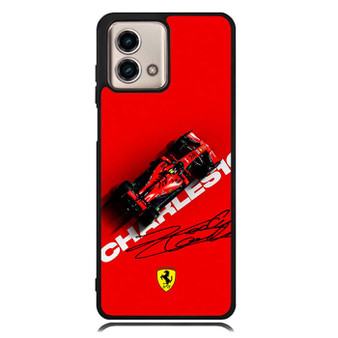 Charles Leclerc F1 Ferrari Motorola Moto G Stylus Case