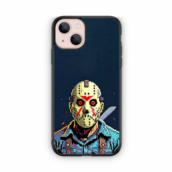 Friday the 13th Jason Voorhees Pixel Art iPhone 13 Series Case